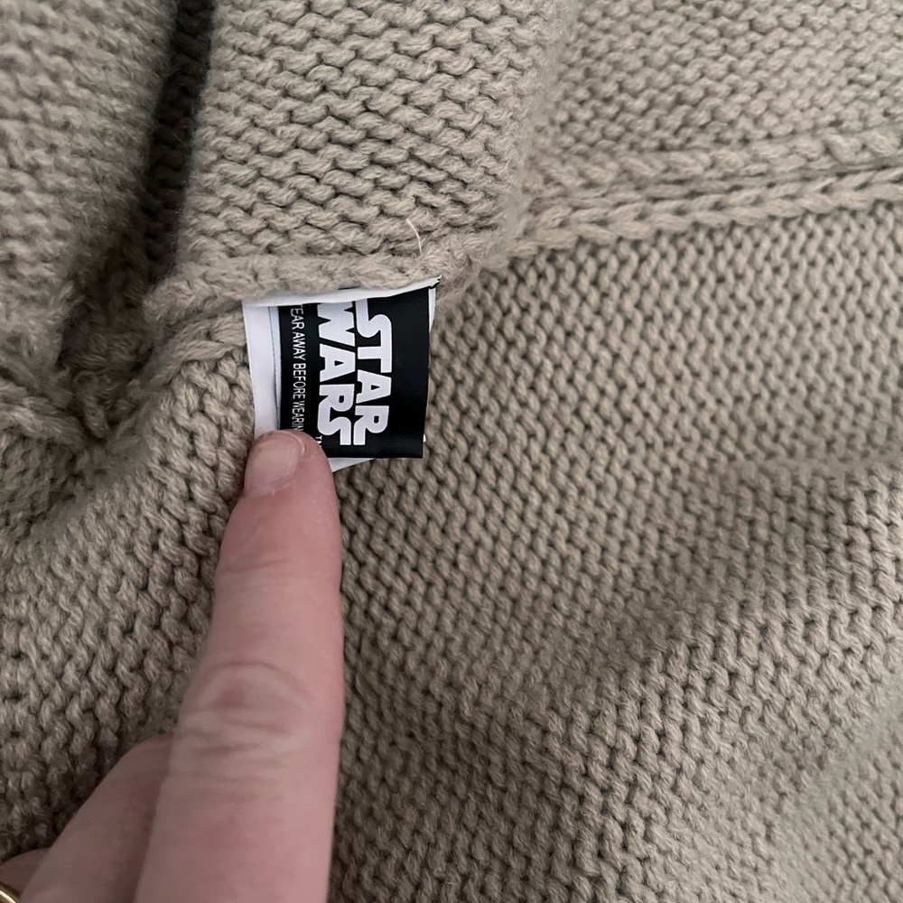 Disney Star Wars The Force Awakens Rey Hooded Infinity Scarf Wrap Cosplay EUC - Picture 8 of 10